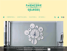 Tablet Screenshot of faienceriegeorges.com